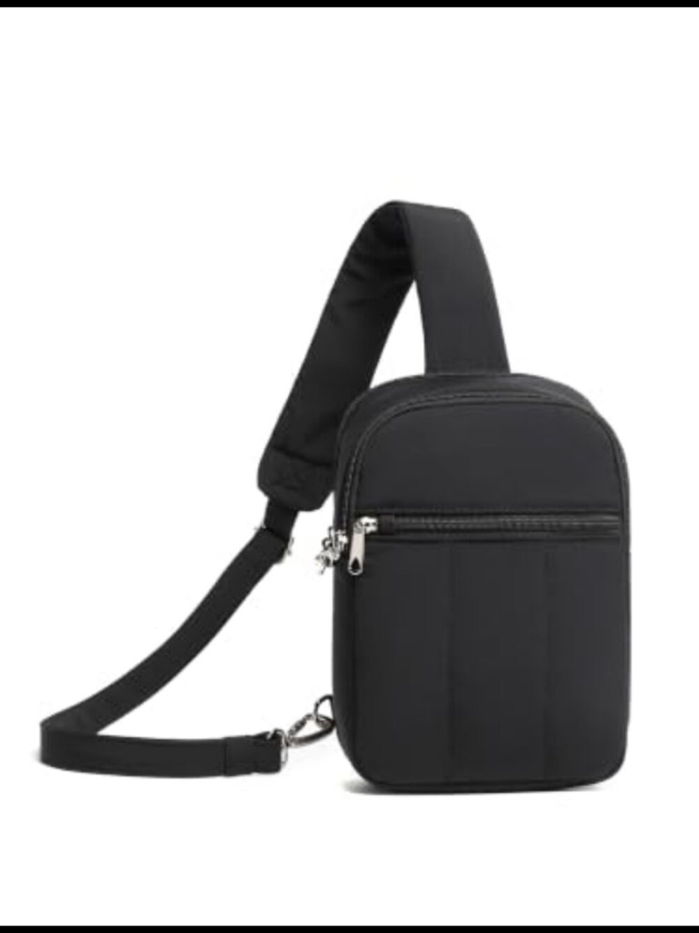 Anti-Theft Sling Crossbody Bag RFID Slash-Resistant Nylon Puffer Purse